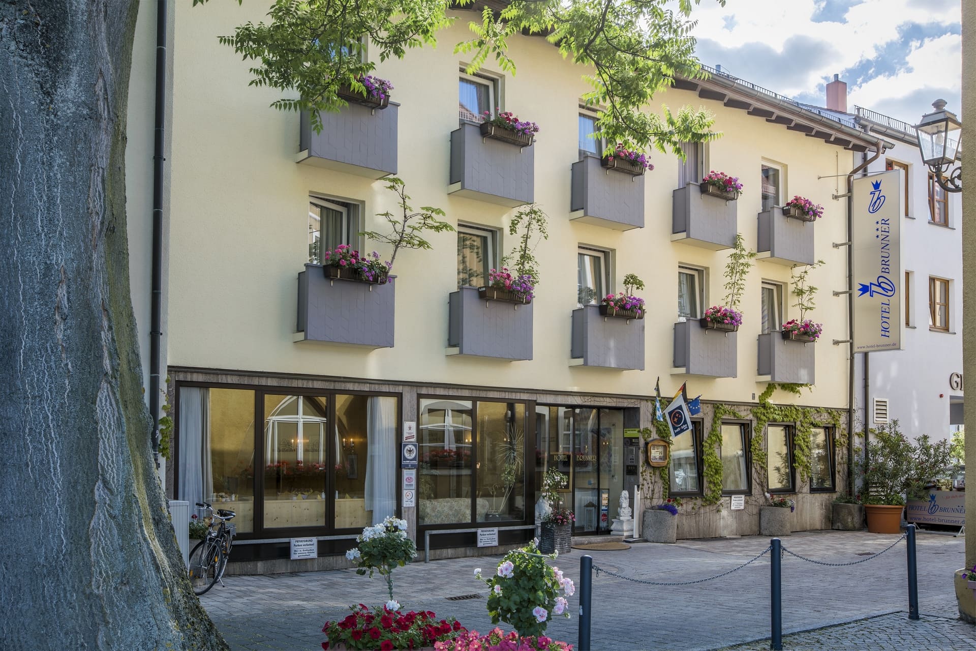 Das Hotel Brunner in Amberg heißt stets willkommen.