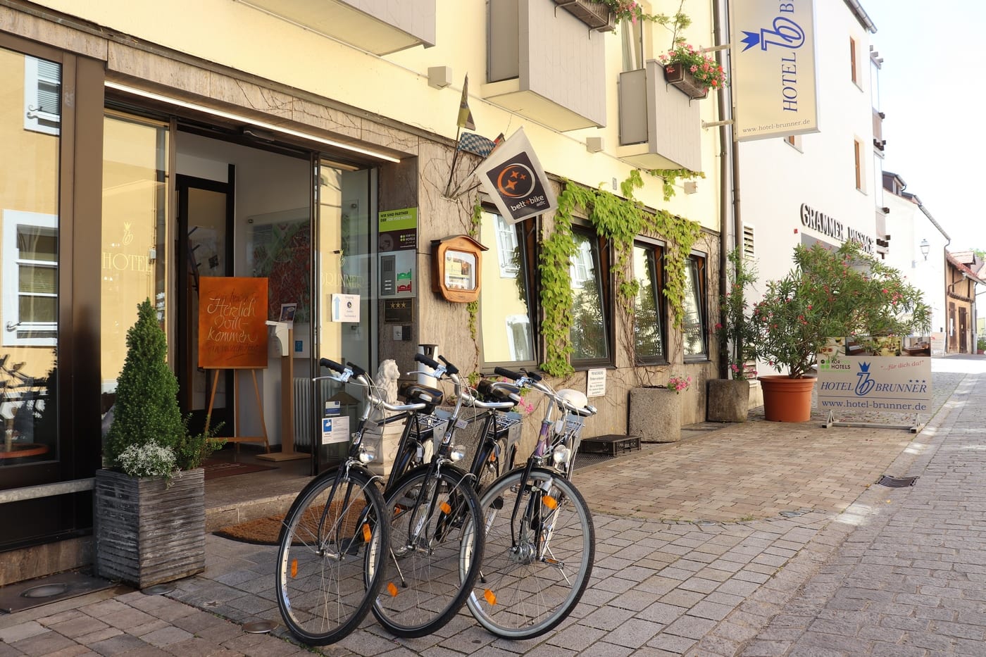Startpunkt für schöne Radtouren: Das Hotel Brunner in Amberg