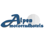 Das Logo der Alpen Motorradhotels