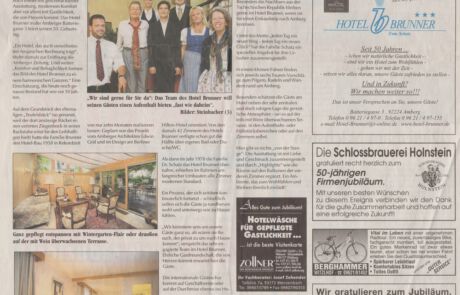 History of the Hotel Brunner 22 50-years-hotel-brunner-amberger-newspaper