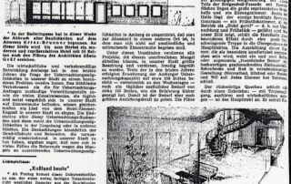 History of the Hotel Brunner 11 amberger-zeitung-06-02-1958-baubeginn