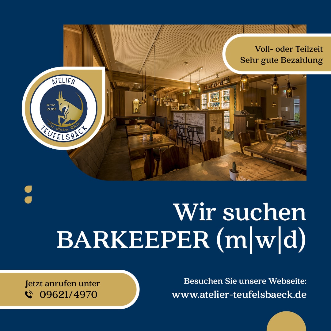 Bartender wanted