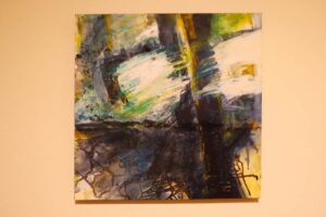 Lights in the night? What could the painting by Evelyn Mulzer be telling us?