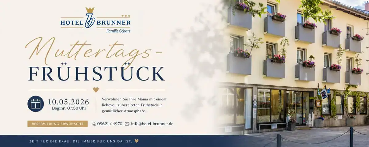 Seitenheader für das Muttertagsfrühstück 2026 im Hotel Brunner